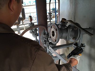 盐城某化工厂选用便携式四合一气体检测仪用于巡检